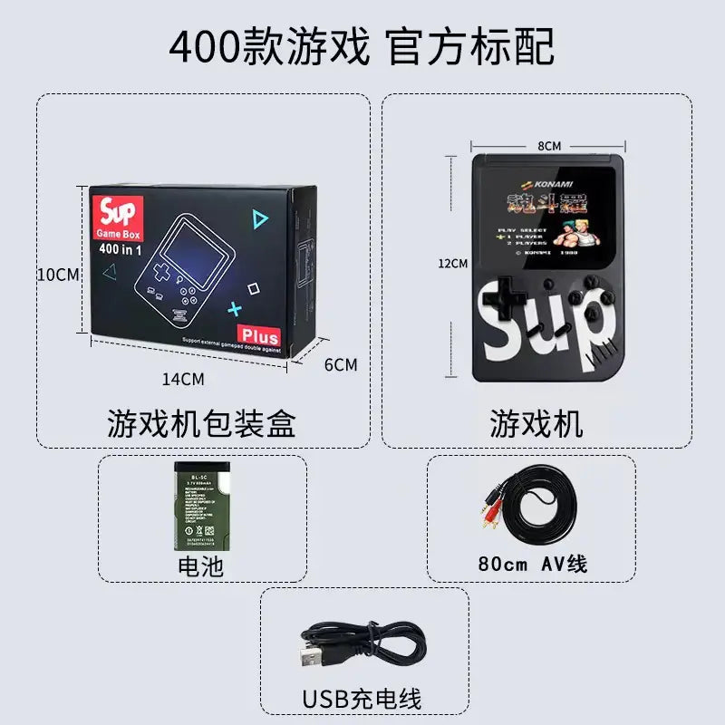 Consola de Juegos Mini Arcade Retro Sup con 400 Juegos