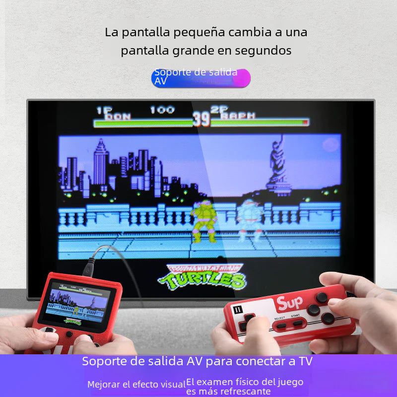 Consola de Juegos Mini Arcade Retro Sup con 400 Juegos