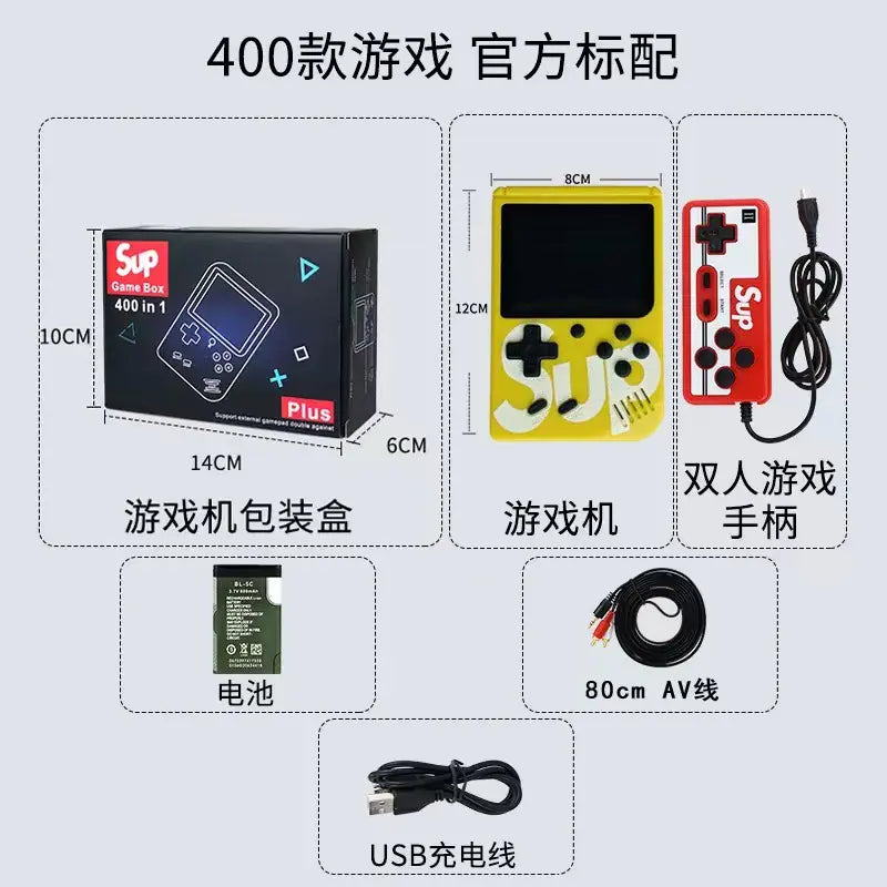 Consola de Juegos Mini Arcade Retro Sup con 400 Juegos