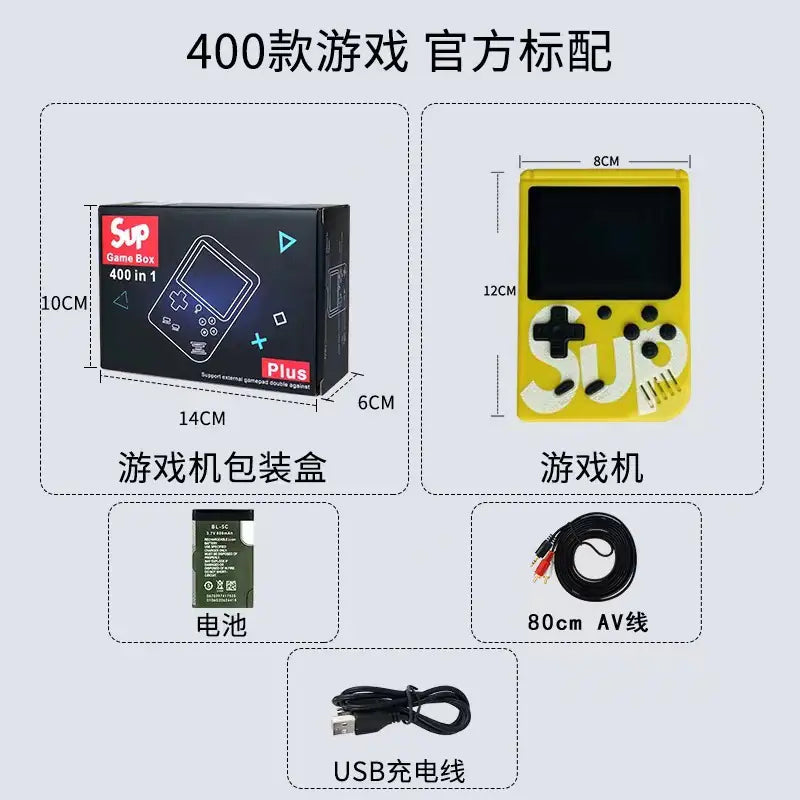 Consola de Juegos Mini Arcade Retro Sup con 400 Juegos