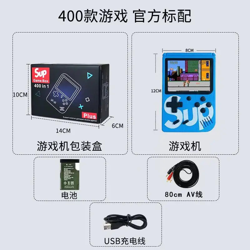 Consola de Juegos Mini Arcade Retro Sup con 400 Juegos