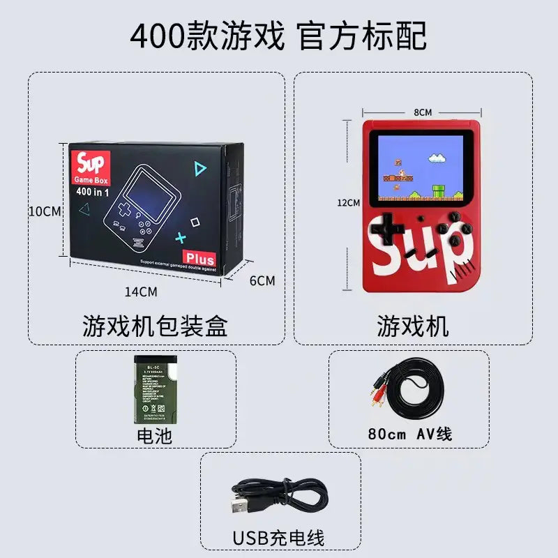 Consola de Juegos Mini Arcade Retro Sup con 400 Juegos