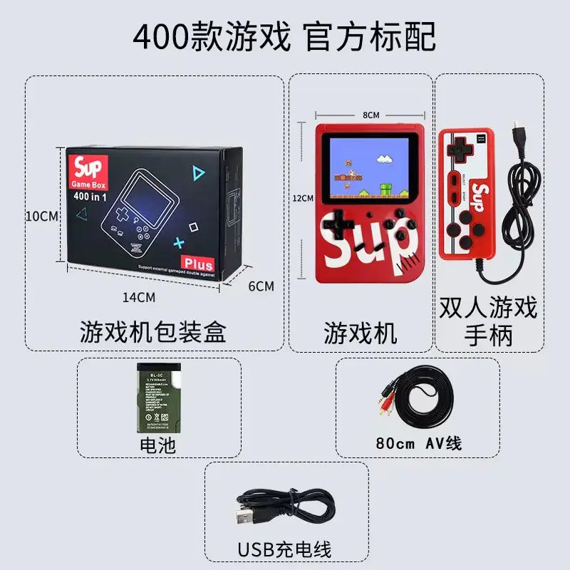 Consola de Juegos Mini Arcade Retro Sup con 400 Juegos
