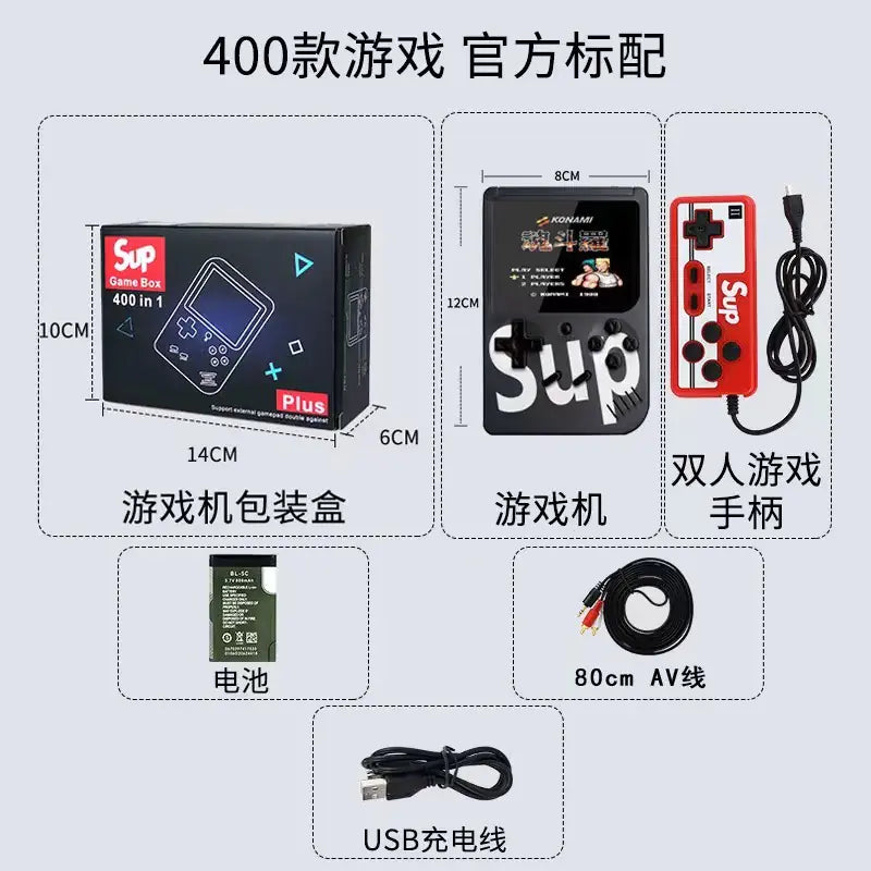 Consola de Juegos Mini Arcade Retro Sup con 400 Juegos